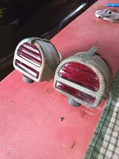 Lucas St-51 D Rear Light With Split Red Lenses Vintage Made In England