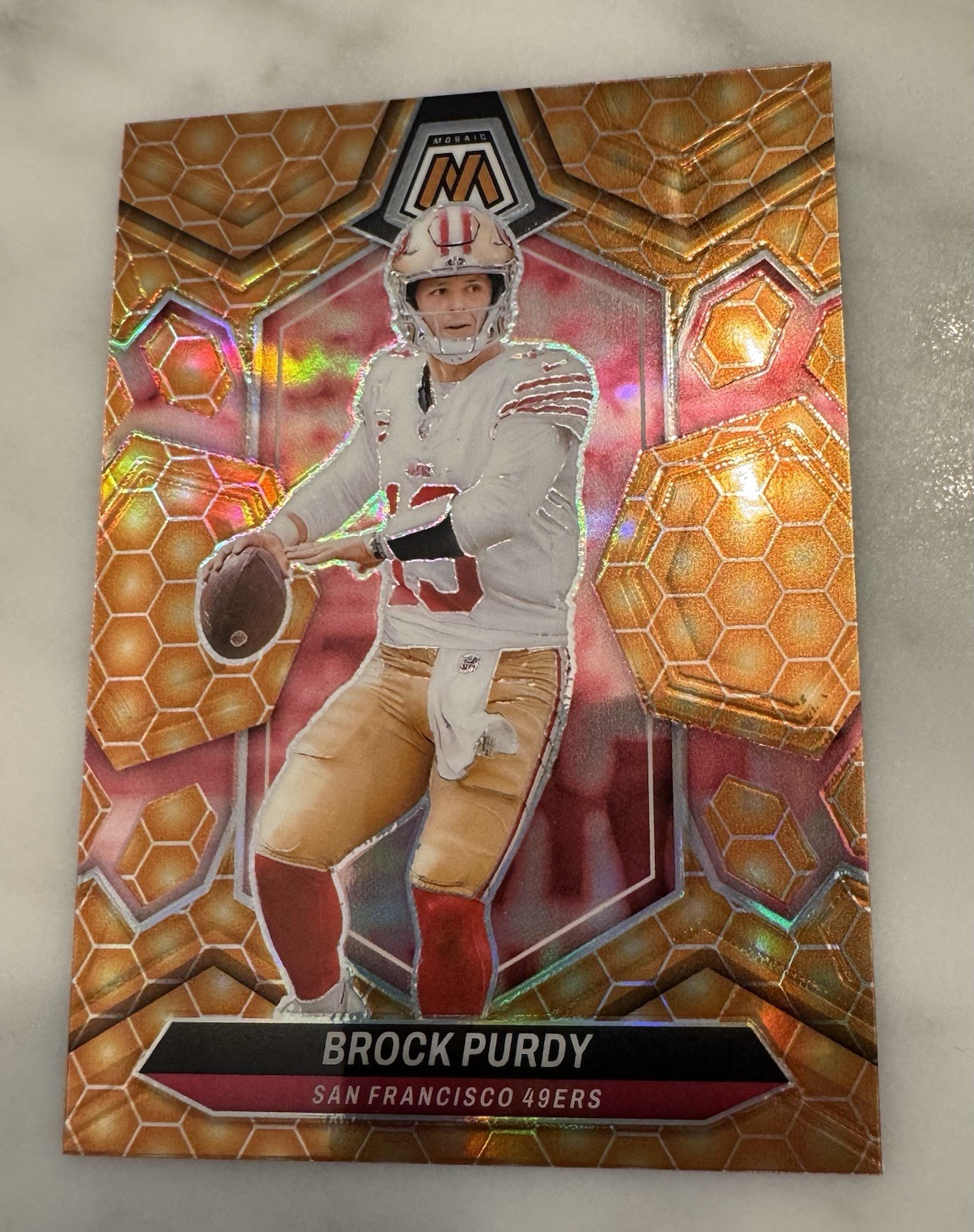 2024 Panini Mosaic Honeycomb Brock Purdy #190