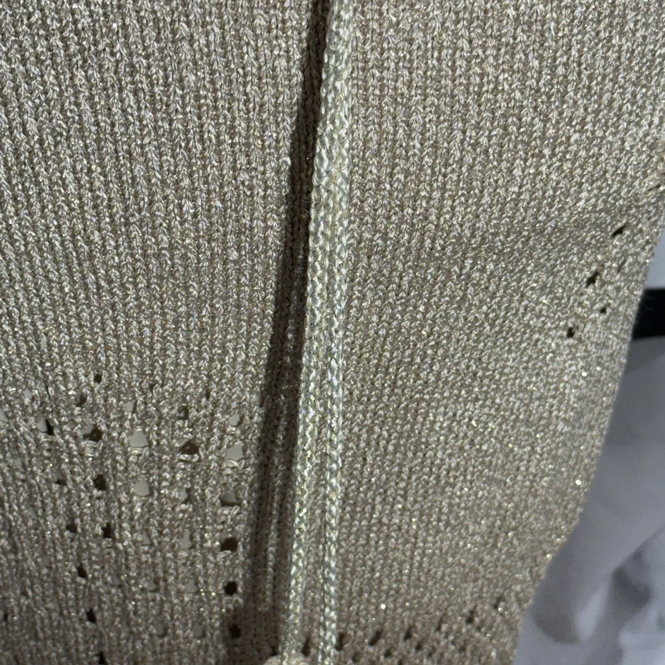 Vestido suéter para mujer Inc International Concepts dobladillo flecos doblado crochet talla XS Foto 4 de 4