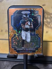 Panini 2021 Prizm Rookie Kenneth Gainwell #369 Orange Disco Philadelphia Eagles