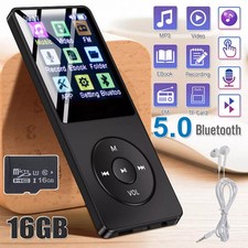 Portable 16G Bluetooth MP3 MP4 HIFI Video Music Player Sport FM Radio Recorder