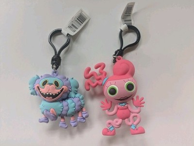Poppy Playtime MOMMY LONG LEGS + PUGAPILLAR Bag Clip Figures Official Licensed