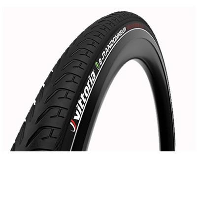 Vittoria e-Randonneur 28x1,7 Zoll (42-622) rigid Full Black 42 Black - pannen...