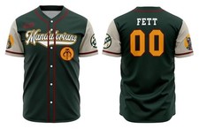 Star Wars Boba Fett Mandalorian Baseball Jersey Size XS-5XL