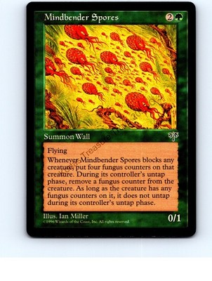 Mindbender Spores Green Rare Mirage MTG NP Near Mint or Better
