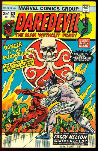 Daredevil #121 High Grade Bronze Age Superhero Vintage Marvel Comic 1975 VF-