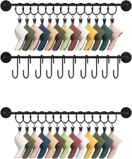 3 Pack Wall Mounted Cap Storage Organizer Baseball Hat Racks Display Holders ...