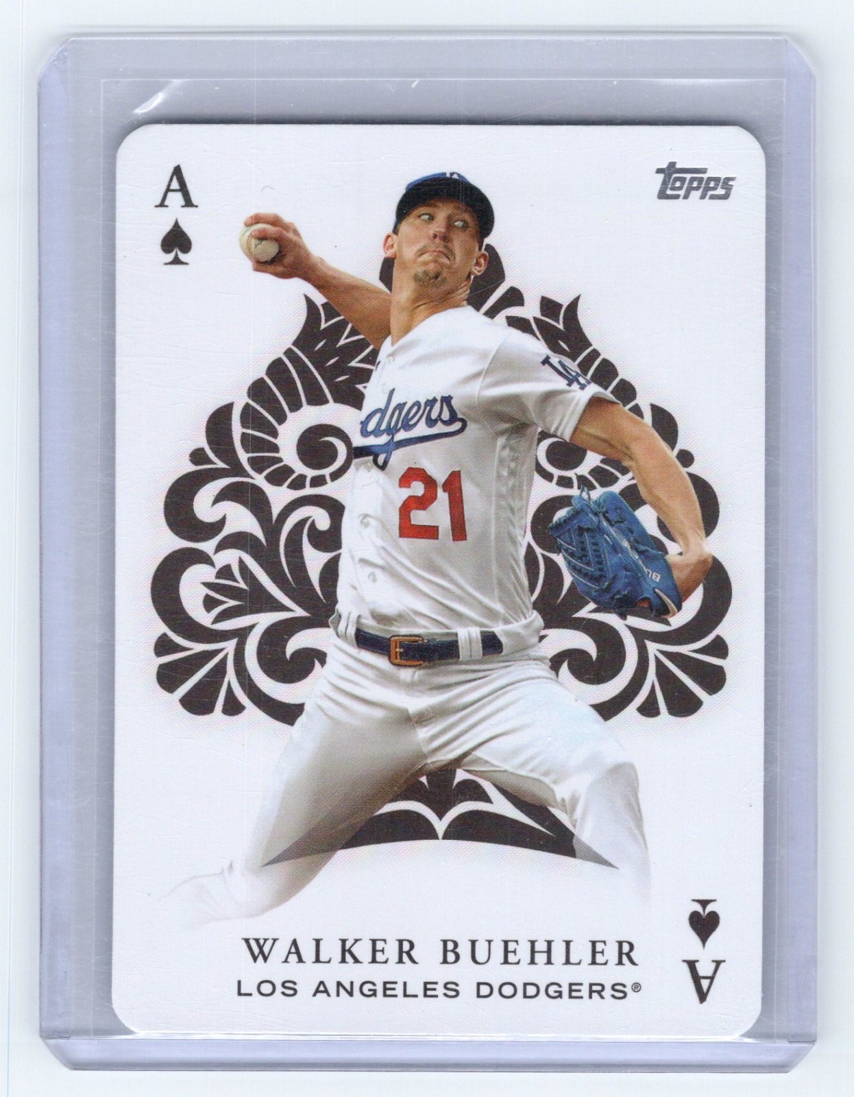 2023 Topps Update All Aces #AA-55 Walker Buehler Dodgers Blue Back SP Rare