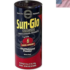 Protective Medium Speed Shuffleboard Powder - 16 oz Can for Long Lasting Play