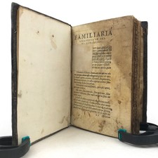Livre Erasme - Colloques Familiars - Édition 1696 - Latin - Reliure Fine - Philosophie