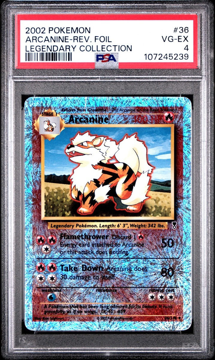 Arcanine 36/110 Legendary Collection Reverse Holo for sale online