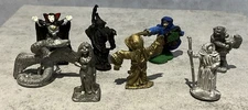 Vintage 1970s - 80s D&D Miniature Figure Lot of 8 Ral Partha Heritage Grenadier