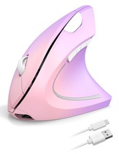 Ergonomic Mouse, Wireless Rechargeable Vertical Mouse for Carpal Tunnel Right...