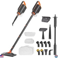 20-in-1 Steam Mop Cleaner with Handheld Steamer, Accessories & Microfiber Pads