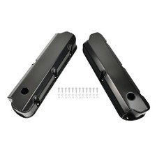 For 1962-1985 Small Block Ford Sbf 302 351w Fabricated Black Tall Valve Covers For 1962-1985 Small Block Ford Sbf 302 351w Fabricated Black Tall Valve Covers