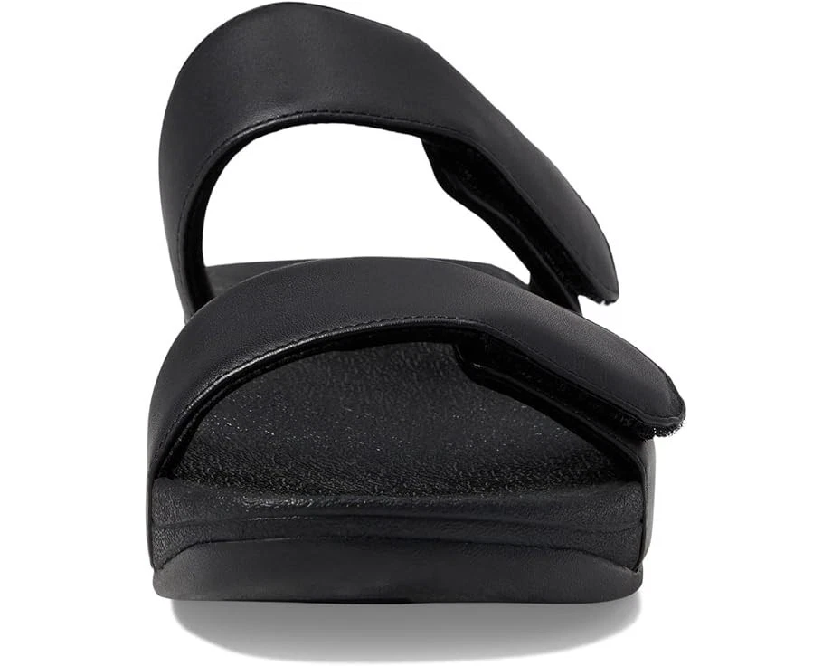 Женские регулируемые кожаные горки FitFlop™ 8 Lulu полностью черные - Изображение 4 из 4