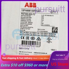 1PCS NEW ABB soft starter PSTX60-600-70 1SFA898106R7000