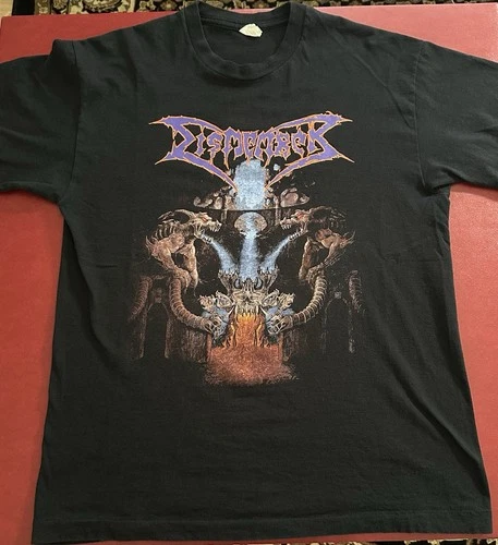 Dismember Shirt I Wish You Hell Tour Morbid Ang 1990s vintage concert t-shirt, vintage, single stitch, B+ condition