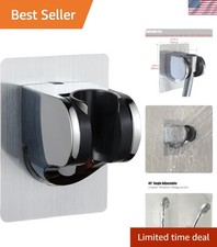 Brand New Shower Head Holder Silver Adjustable Waterproof