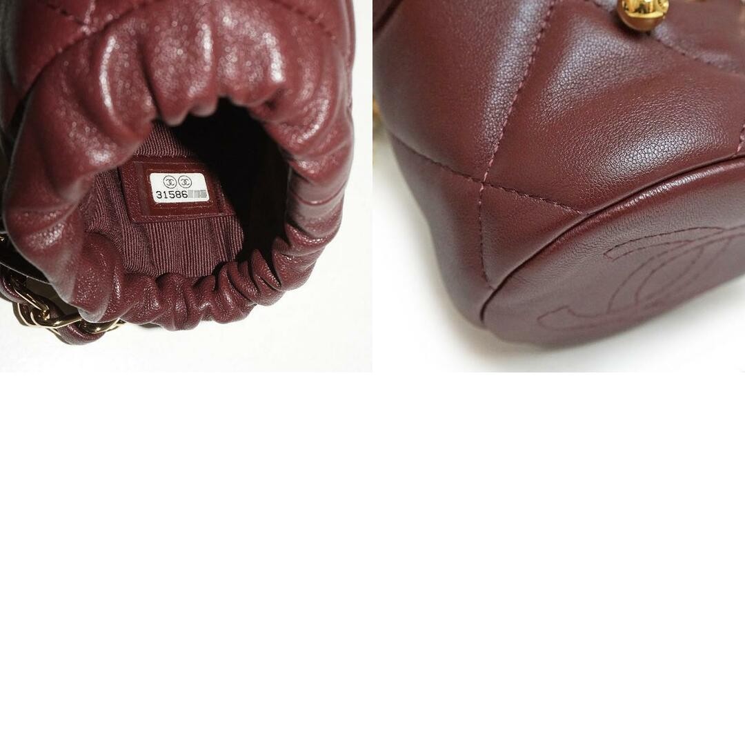 Auth CHANEL Matelass Coco Mark Mini Drawstring Po… - image 10