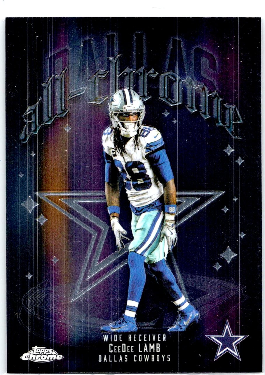2025 Topps Chrome #ACT-8 CeeDee Lamb All-Chrome Team Refractor