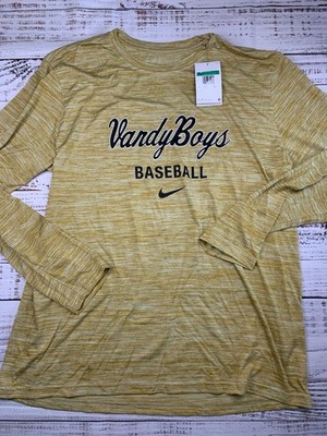 Nike Vanderbilt Commodores Baseball Dri-FIT Shirt Mens XL Vandy Boys DJ2893-783