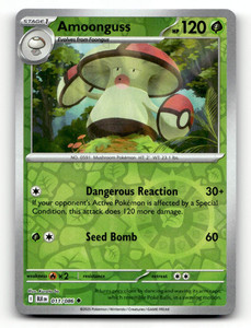 Reverse Holo - Amoonguss Pokemon • Uncommon • 011/086 Black Bolt