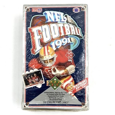 Upper Deck 1991 NFL Football Collector's Choice Premier Edition Sealed Box