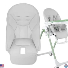 Premium High Chair Cover Replacement - Cushioned Universal Fit for Peg Perego,