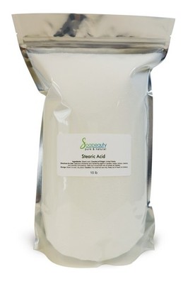 Soapeauty Stearic Acid 100% Pure Vegetable-Derived Cosmetic Grade 10 lb