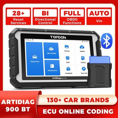 TOPDON ArtiDiag 900BT+ Full System Bidirectional Diagnostic Scanner K-ey Coding