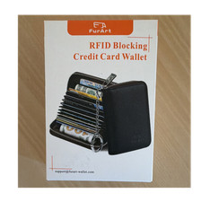 FurArt RFID-Blockierung Kreditkarten-Geldbör...