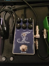 Donner White Tape Delay Pedal Effects Pedal 2 Channels Echo Effect True Bypass