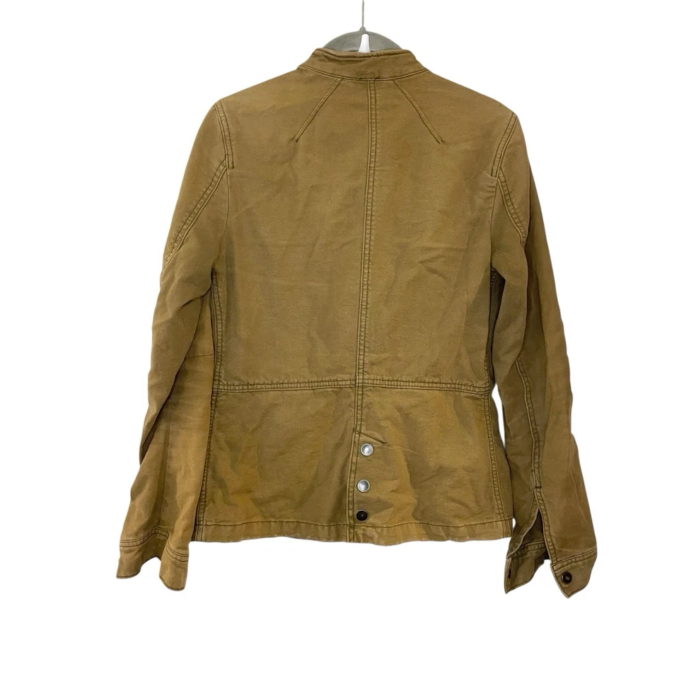 Abrigo Chaqueta Free People XS Carga Arrugada Militar Verde Ejército Estilo Y2K Crepúsculo Foto 2 de 4