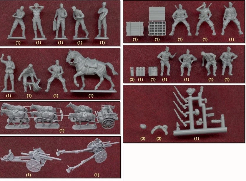 Revell Toy Soldiers 1/72 " WW2 German Artiller" Boxed 02515 1995 issue sealed! - Image 2 of 4