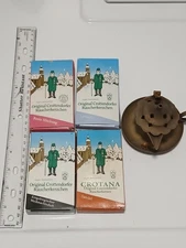 4 pack Original Crottendorfer Räucherkerzen Incense Cones German w Copper Burner