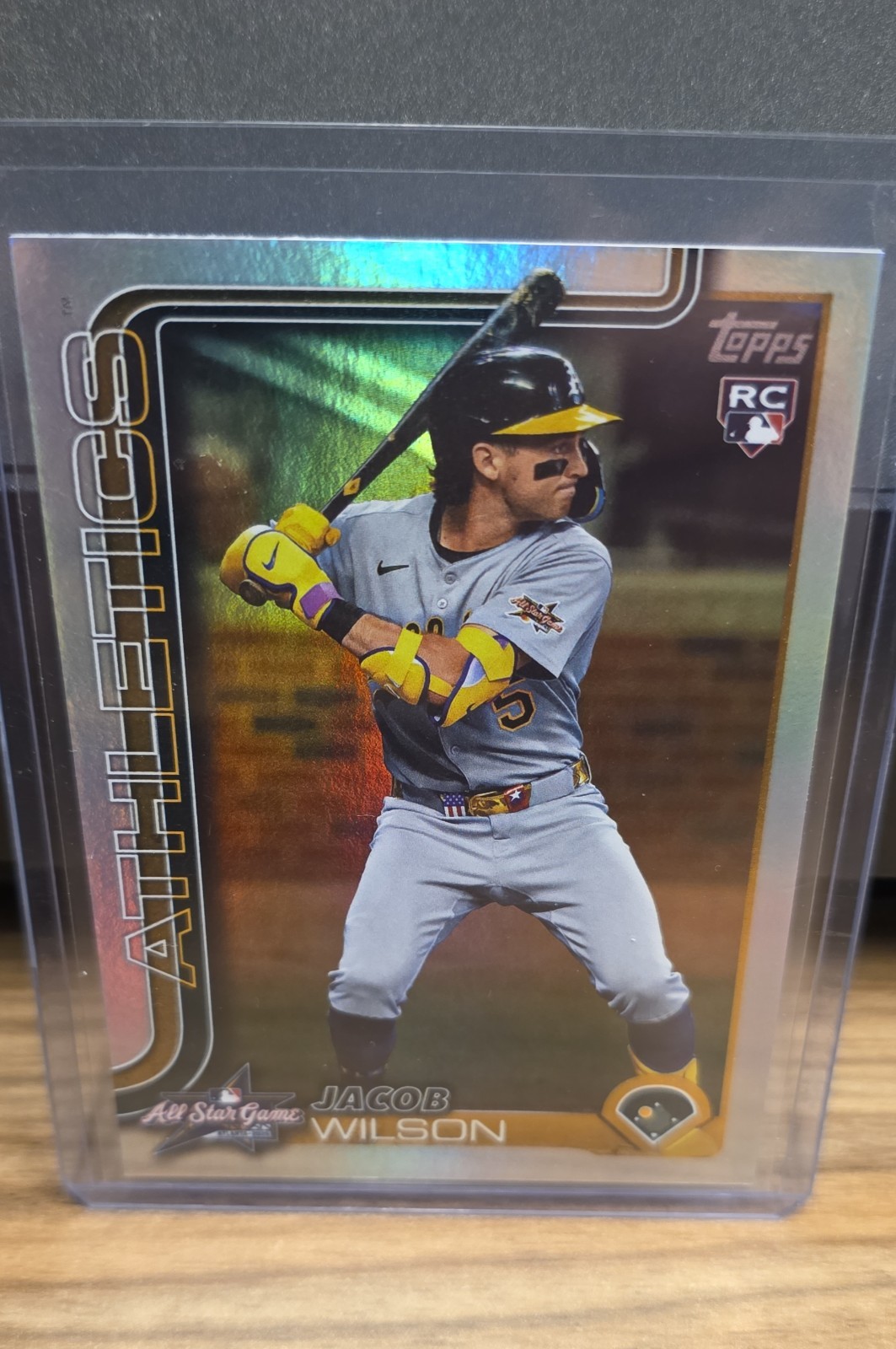 2025 Topps Series 1 - Jacob Wilson #314 Rainbow Foilboard (RC)