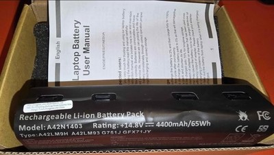 ASUS A42N1403 8800 mAh Li-Ion Laptop Battery Rechargeable 