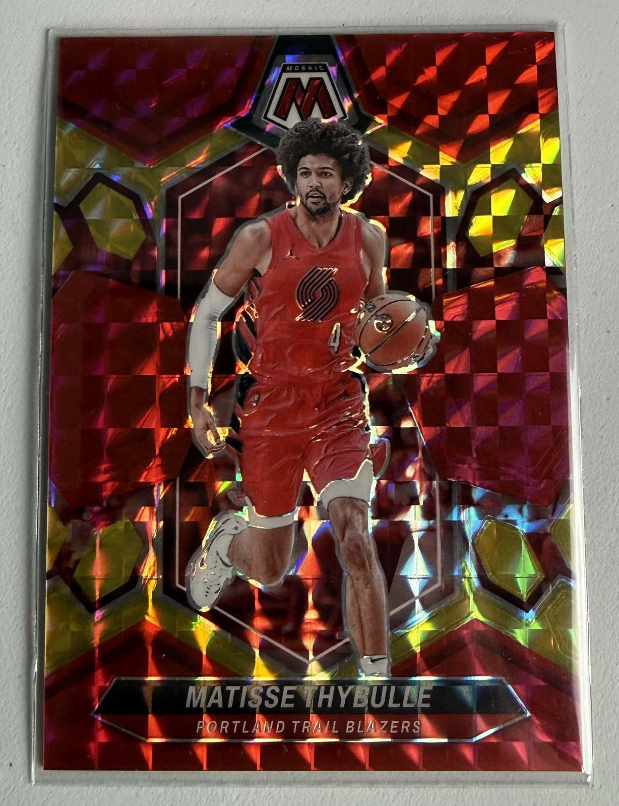 Matisse Thybulle 2023-24 Panini Mosaic 17/75 #1 Trail Blazers