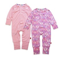 Magnetic Me Baby Convertible 2-Pack Sleep Play Bodysuit - 6-9 Months