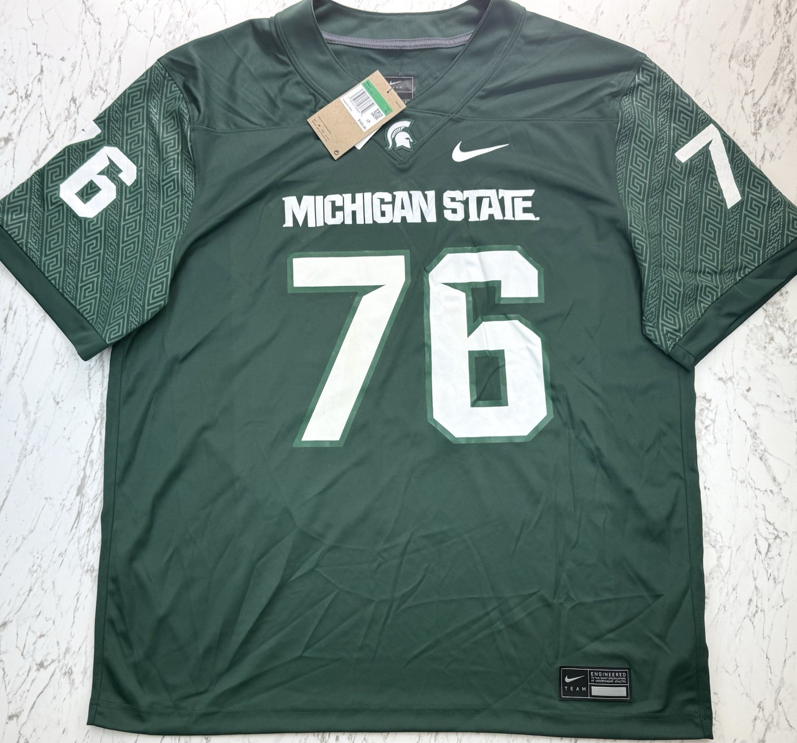 Nike Michigan State Spartans Andy Hartman #76 Jersey Men’s XL NWT