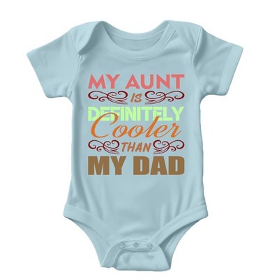 Lustiger Baby Body ist meine Tante definitiv cooler als mein Vater Tante Familie