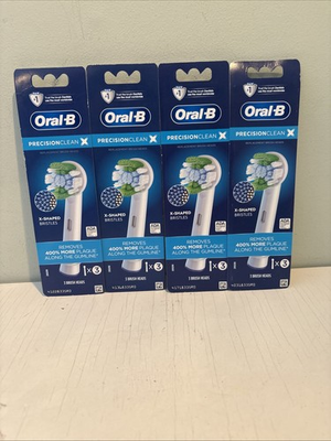 #ad #ad LOT OF 12 Oral B Precision Clean Electric Toothbrush Replacement Brush Heads $19.99