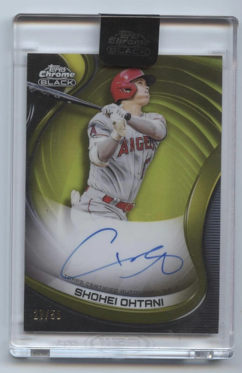 2022 Topps Chrome Black - Shohei Ohtani #CBA-SO for sale | eBay