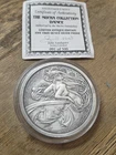Alphonse Mucha Dance Limited Antique Edition 5 Troy Ounce Silver Proof 999 COA