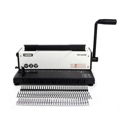 Rayson Td1202R Wire Binding Machine 31 Pitch Round Hole Coil Binder Hole Punch