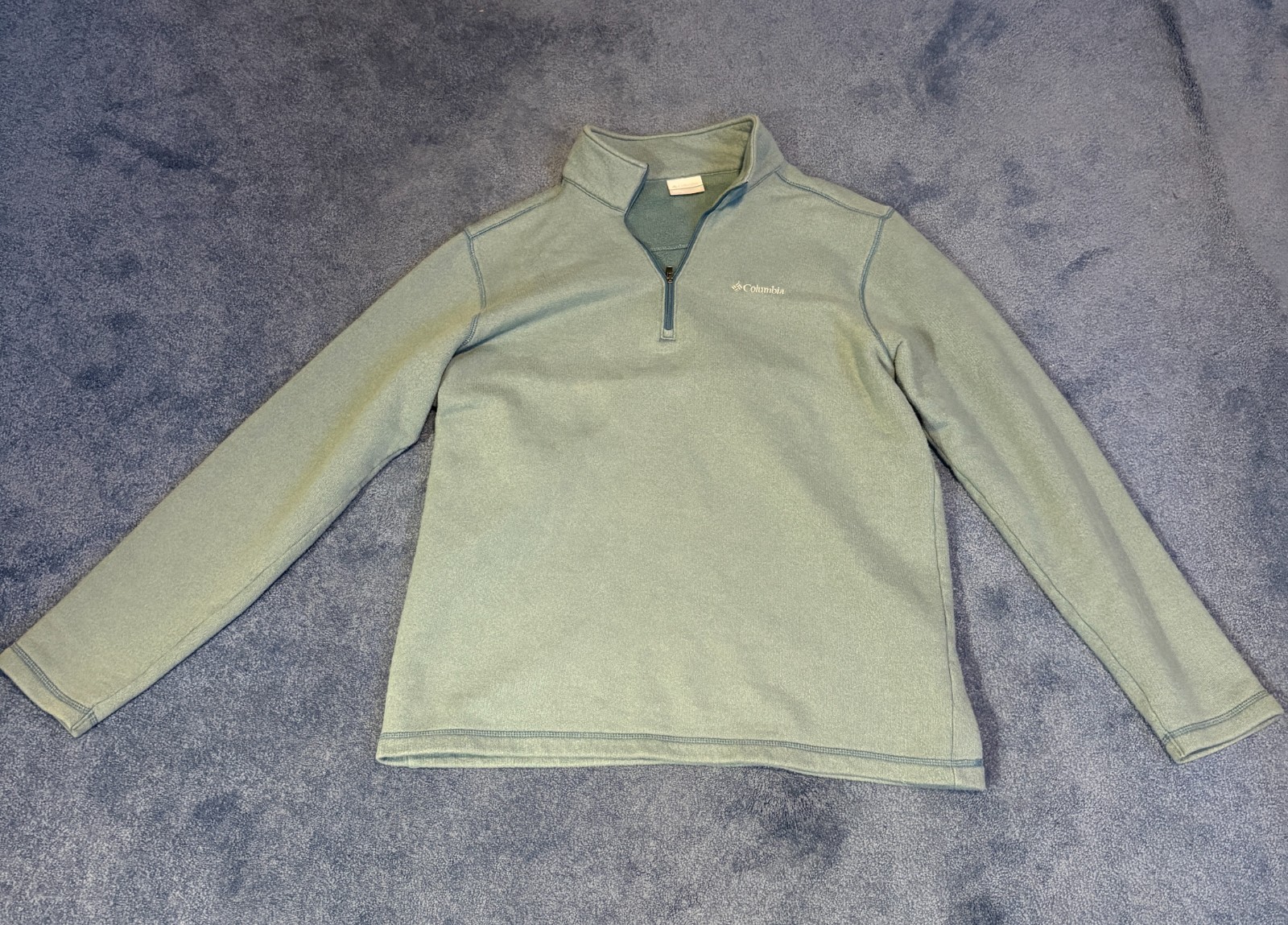columbia 1/4 zip pullover large