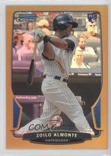 2013 Bowman Draft Chrome Gold Refractor 21/50 Zoilo Almonte #9 0a6