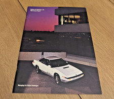Subaru of America Annual Report 1986 Vintage Corporate Automobile Ephemera