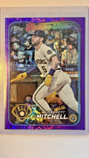 2024 Topps Series 2 Future Stars Purple Foil #447 Garrett Mitchell /799 Brewers